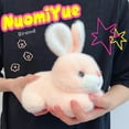 thumbnail image 5 of Easter Bunny Pink Rabbit Bunny Stuffed Animal, Rabbit Plush Toys,  Soft and Huggable Bunny Stuffy Stuffed Animals Party Favors Easter Stuffed Animals Toys, Easter Decor Birthday Gifts, 5 of 7