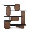 thumbnail image 3 of Bookcase Simple Modern Retro Italian Style Minimalist Bookshelf Display Stand My Lux Decor Round, 3 of 7