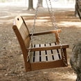 thumbnail image 5 of POLYWOOD&reg; Nautical 4 ft. Recycled Plastic Porch Swing - Teak or Slate Gray, 5 of 5