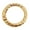 Gold, variant on 4pcs 1Inch Spring O Rings Twist Shape Metal Spring O Ring Buckles Clips for DIY Accessories(Bronze)