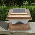 thumbnail image 5 of Solar Powered Garden Security Lamp Outdoor Waterproof Home Garden Post Deck Light (White Light), 5 of 8