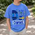 thumbnail image 5 of Back To School Shirt, Custom Name and Grade Tee, Initial Letter School Outfit, First Day Of School Gift for Students, 5 of 10