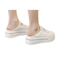 thumbnail image 4 of IEMIEMIEM Platform Mule Sneakers for Women Backless Chunky Sneakers Comfort Breathable Mesh Fashion Non-Slip Slip On Shoes White 6.5 Wide, 4 of 7