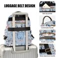 thumbnail image 4 of JIALIOU Mini Backpack Purse for Women Quilted Casual Daypack Small Travel Shoulder Bag, Cute Cat with Overalls, 4 of 7
