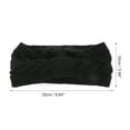 thumbnail image 4 of Unique Bargains 1 Pc Women's Warm Headband Winter Ear Warmer Knit Head Wraps Black, 4 of 6