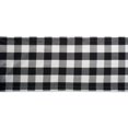 thumbnail image 3 of Camino de Mesa DII Cuadro Vichy Negro y Blanco 36x274 cm, 3 of 9