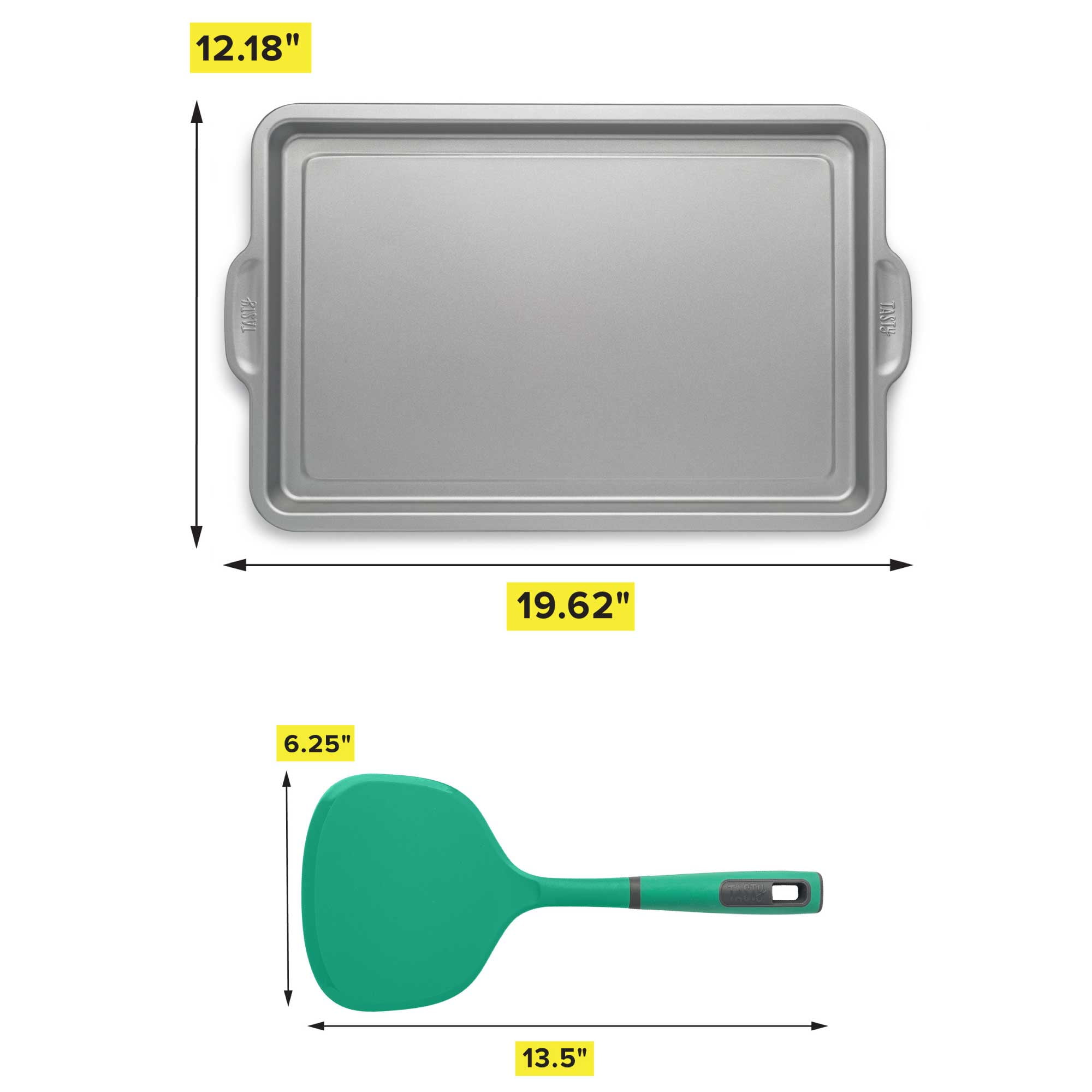 Good Cook Nonstick Cookie Sheet, Large 17 inch x 11 inch, 2 Pack, Size: 11 inch x 17 inch, 07675304022802