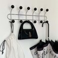 thumbnail image 2 of GROWTH TANK Coat Rack Wall Mount Metal Wall Coat Hanger for Hanging Coat Backpack Jacket 6 Hooks, 2 of 6