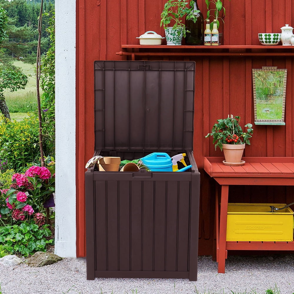 Do4U Outdoor Patio Garden Deck Storage Box with Roller Large Storing S –  SHANULKA Home Decor