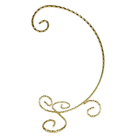 National Artcraft® 9-1/2" Spiral Wire Brass Ornament Display Stand (Pkg/5)