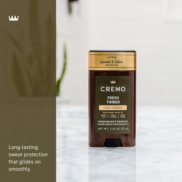 Cremo Men' Deodorant - Eco-friendly deodorant - Walmart Business
