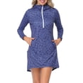 thumbnail image 4 of HDE Women's Swimwear Cover Up Dress Long Sleeve Tunic, 4 of 6
