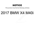 thumbnail image 2 of CMX Front Rear Ceramic Brake Pads Kit for Car 2016-2018 BMW X4 M40i KCX-100395, 2 of 9
