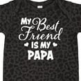 thumbnail image 4 of Inktastic My Best Friend is My Papa with Hearts Boys or Girls Baby Bodysuit, 4 of 5