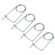 thumbnail image 1 of Uxcell 4-Pack Pin de Seguridad de Chaveta en Forma de Broche, Pines de Acero de Resorte M5x59mm, Sujetadores de Broche de Bloqueo Rápido, Clips Retenedores Pesados, 1 of 7