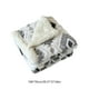 thumbnail image 3 of Manta doble de tafetán hueco catiónico de lana de cordero | Manta suave y cálida para oficina, sofá o cama | Acogedora manta para dormir en interiores durante la temporada de frío, 3 of 7
