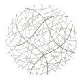 thumbnail image 1 of Luxen Home WHA935 Abstract Round Metal Wall Decor, Silver - Large, 1 of 1