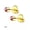 Rose, variant on EAR PIERCING STUDS EARRINGS STUD CERTIFIED STERILE GOLD SILVER COLOUR 2mm-01#pearl white