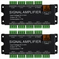thumbnail image 1 of 2X 8CH LED Strip Signal Amplifier,WS2812 5V SPI TTL Signal Output for WS2811 WS2815 WS2813 Pixels LED Light DC5-24V,2 x Signal Amplifier,Black, 1 of 6