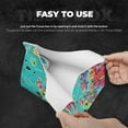 thumbnail image 3 of Goofa Cartoon Map Of Europe Pattern Triangle Square Tissue Box Cover, Modern PVC Leathe Facial Paper Holder,Decorative Holder/Organizer for Bathroom Vanity Countertop, 3 of 9