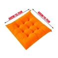 thumbnail image 3 of IMossad Square Chair Pads Indoor Seat Cushions Pillows with Ties Thick Soft Seat Cushion for Kitchen Dining Office Chair,15.7In, 3 of 7