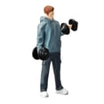thumbnail image 2 of Figuras de personas de Fitness 1/64, paisaje de Diorama, decoración de diseño de mesa de arena, proyectos de bricolaje de calibre S, figuras de resina Hombres Hugo Figura de hombres, 2 of 10