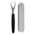 thumbnail image 2 of Mightlink Tongue Scraper Anti-slip Handle Groove Top Double-Sided Cleaning Easy Operating Tongue Cleaning Brush Tools for Unisex, 2 of 8