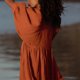 thumbnail image 5 of Minivestido bohemio para mujer vestido con cuello con lazo vestido de cintura alta ropa de playa holgada, 5 of 7