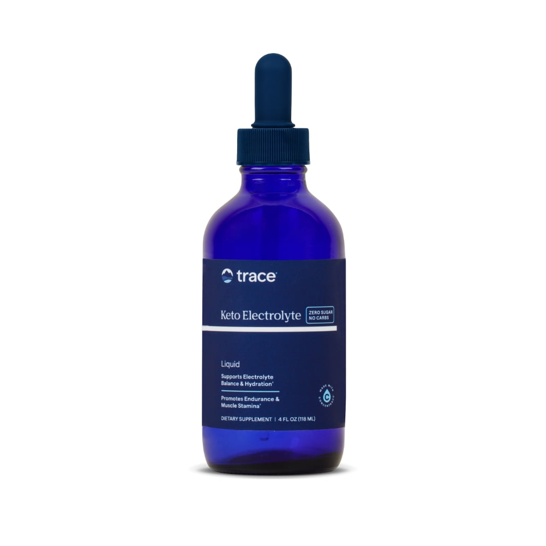 Trace Minerals Keto Electrolyte Drops with Magnesium, 4 fl oz, 24 Servings, Supports 300+ biochemical reactions, Chloride, sodium & potassium blend, Mixes into juice or sports drink