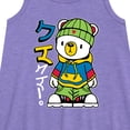 thumbnail image 2 of Instant Message - Streetwear Kuma - Toddler & Youth Girls A-line Dress, 2 of 5