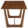 thumbnail image 5 of 71 inch Dining Table, Rectangle, Walnut Brown, Wood, Kitchen Cafe Bistro Hospitality Restaurant, Modern Contemporary, HB37217, 5 of 9