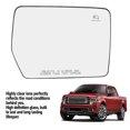thumbnail image 3 of Heated Mirror Glass Crystal Clear Fast Defrosting Defogging Exterior Side View Mirror Glass Lens for Vehicles Premium High Definition Glass, 3 of 7