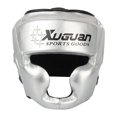 thumbnail image 1 of Boxing Totecear Face Cover Ajustable Ajustable El engranaje espesante en espesor de la frente y la protección de la oreja para el muay de kickboxing Plata, 1 of 8
