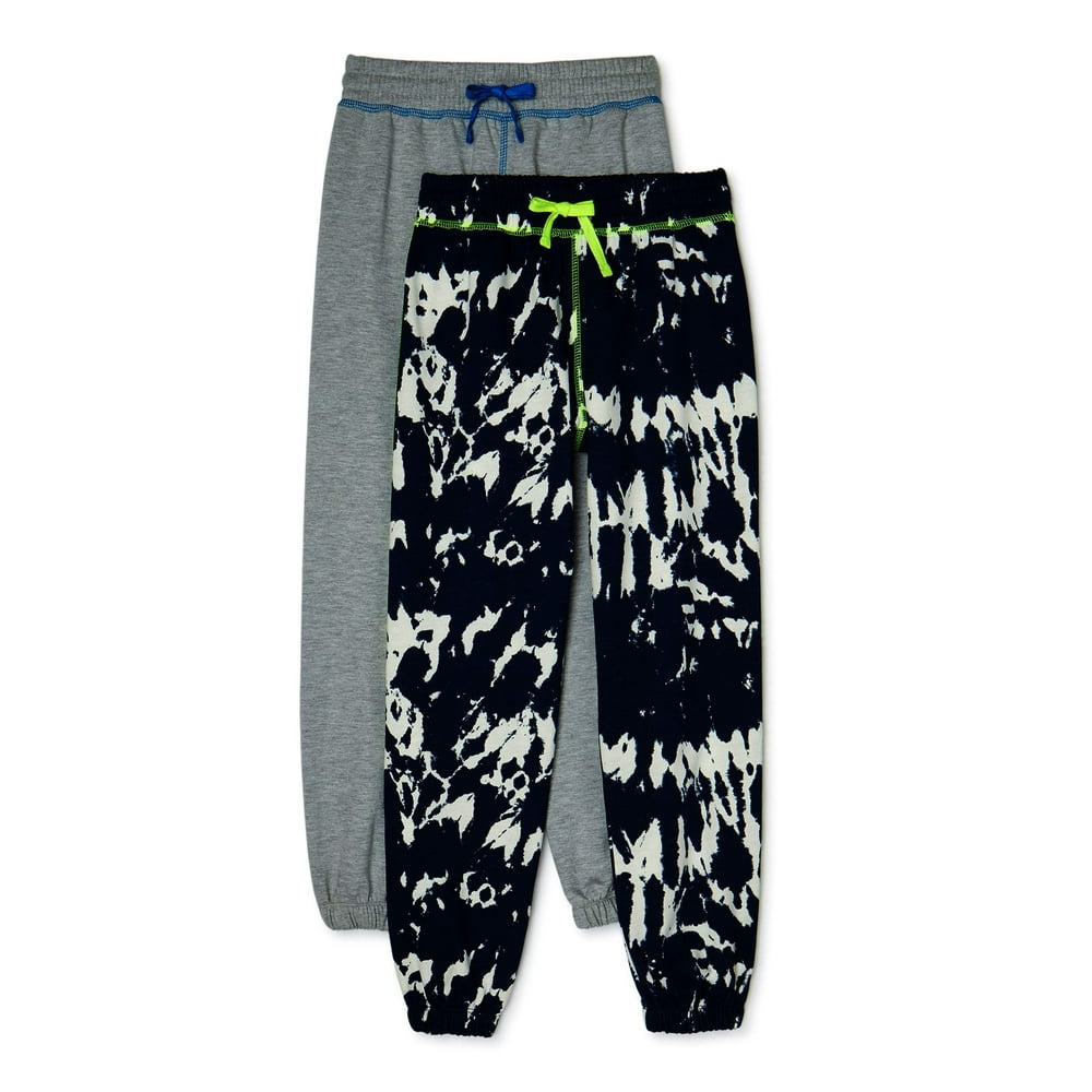 red bleached sweatpants