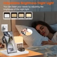thumbnail image 5 of Totoe 6 in 1 wireless charger for Samsung/Android charger, watch charger with alarm clock, night light.(White), 5 of 14