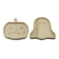 thumbnail image 2 of maskred 1/2/3/5 Brown Add Festivity To Halloween Party With Pumpkin Wood Pan Plates With Moderate Sizes To Save Ghosts disk 1 Pc, 2 of 6