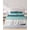 Turquoise, variant on 3 Piece Twin Sheet Set Navy Blue Ombre Sheets Set for Twin Size Bed, Breathable Soft Microfiber Bed Sheets Cooling Modern Abstract Art Blue White Striped Fitted Sheet Deep Pocket, Pillowcases