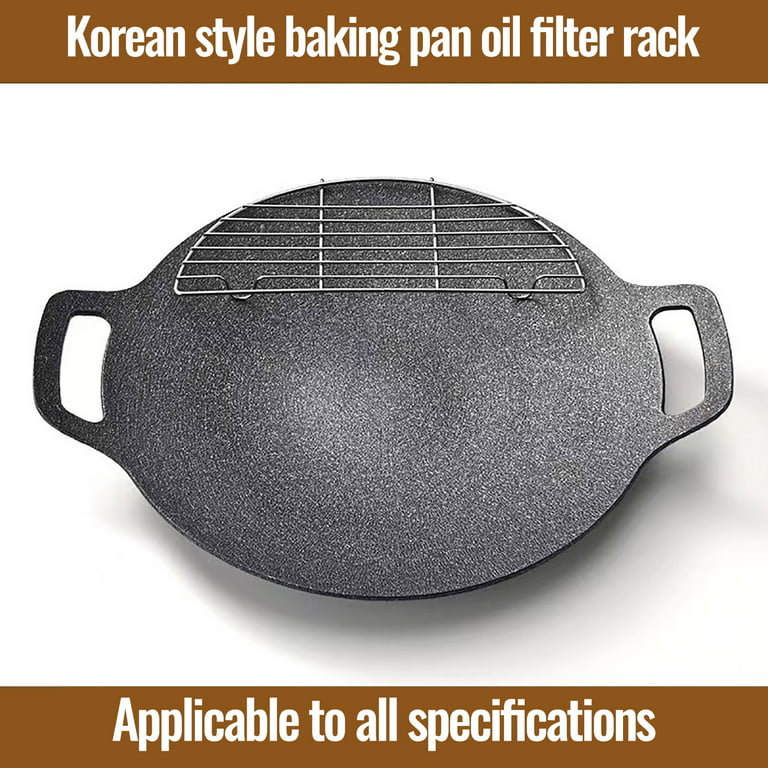QIIBURR All in One Frying Pan Outdoor Camping Grill Pan Stainless