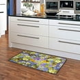 thumbnail image 5 of Dreamtimes 39x20 Inch Area Rug Beautiful Flower Pattern Door Mat Washable Non-Slip Throw Floor Carpet Comfort Standing Mat for Kitchen, Floor, Office, Sink, Laundry, 5 of 6