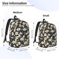 thumbnail image 2 of Fotbe Flowers Mochila de Lona con Estampado, Mochila Duradera, Mochila Versátil de Alta Calidad, Mochila Compacta Vintage-Small, 2 of 5