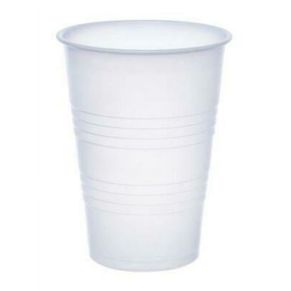 High-Impact Polystyrene Cold Cups, 10 oz, Translucent, 100/Sleeve, 25 Sleeves/Carton