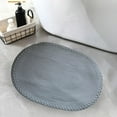 thumbnail image 4 of Braided Rug Entrance Washable Carpet for Office Living Room Grey, 4 of 6