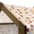 thumbnail image 5 of Modern Pet House, Fruits Pomegranate Orange Juice Kitchen Lemon Yummy Food Illustration, Outdoor & Indoor Portable Dog Kennel with Pillow and Cover, 5 Sizes, Apricot Ruby, by Ambesonne, 5 of 5