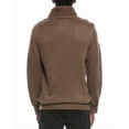 thumbnail image 2 of WEATHERPROOF VINTAGE mens  Cable Knit Fisherman Toggle Sweater, l, Grey, 2 of 3