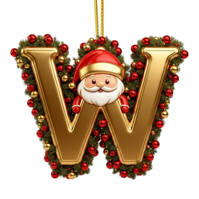 Rapeiae 26 Letters Christmas Tree Decoration Pendant Christmas Tree Ornaments Personalized Christmas Ornaments Christmas Decoration Xmas Tree Hanging Decor