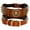 Brown, variant on Beirui Luxury Spike Studded Genuine Leather Dog Collar Durable Adjustable for Medium Large Breed Doberman Pitbull German Shepherd L XL