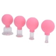 thumbnail image 3 of Cupping Therapy Set, Silicone Vacuum Cupping  Suction 4Pcs Skin Friendly Wide Application  For Home For Physiotherapy For Beauty Salon, 3 of 8