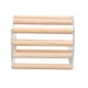 thumbnail image 2 of Casa de madera para hámster, escondite acrílico transparente para hámster, cabaña para dormir para Golden BearL, 2 of 5