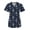 West Virginia, variant on Scrubs for Women V-Neck Scrub Top - State Pride Prints, 3 Pockets, Easy Care Uniforms