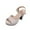 Beige, variant on Xfvqtps Heeled Sandal for Womens Chunky Heels Flatform Peep Toe Suede Woven Sole Arch Support Ankle Adjustable Buckle Strap Non Slip Breathable Beach Dress Summer High Heels Beige